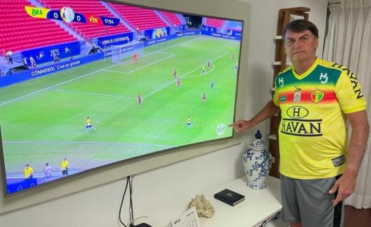 bolsonaro camisa brusque Visor Notícias