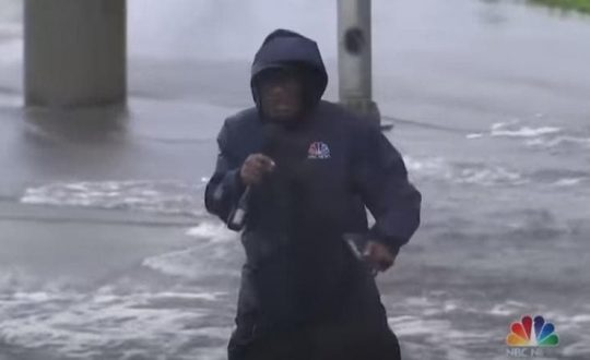 Reporter Al Roker furacao Ida EUA 0 Visor Notícias