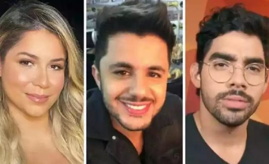 Imagem mostra famosos mortos