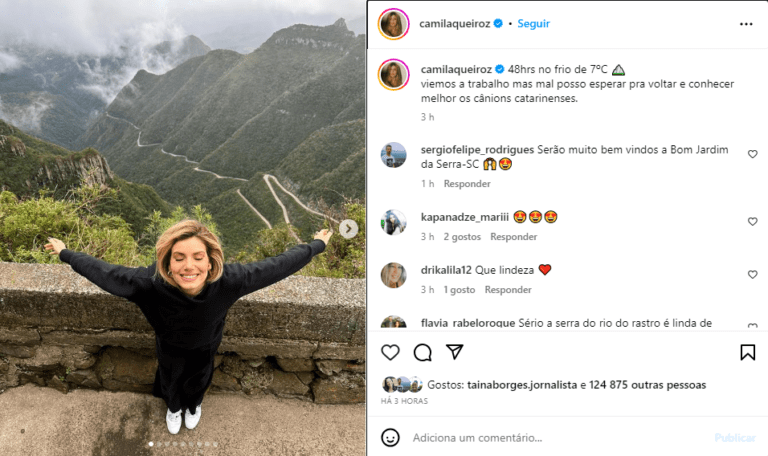 Casal de estrelas da Netflix desfruta clima romântico na Serra de SC 2 image 19 768x456 1 Visor Notícias
