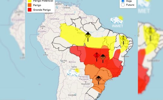 imagem mostra alerta de perigo