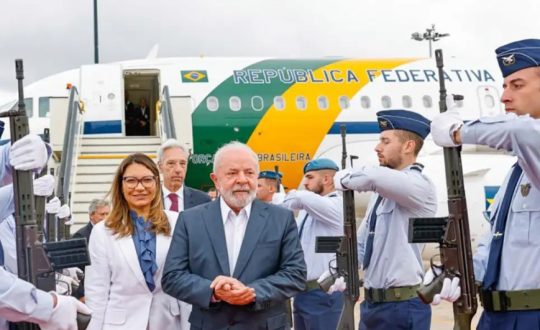 Imagem mostra presidente Lula