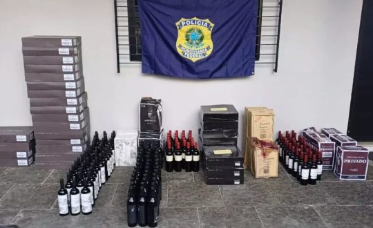 Quase 400 garrafas de vinho argentino sao apreendidas na Serra catarinense 944x531 1 Visor Notícias