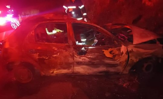 carro pega fogo e motorista morre carbonizado em acidente na serra de sc 1 800x467 3 Visor Notícias