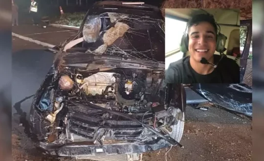 Jovem de 25 anos morre após ser lançado para fora de carro no Oeste de SC 1 jovem morreu em acidente de transito em chapeco 2 800x467 1 Visor Notícias