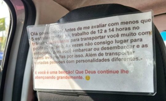 recado motorista de aplicativo 800x533 1 Visor Notícias