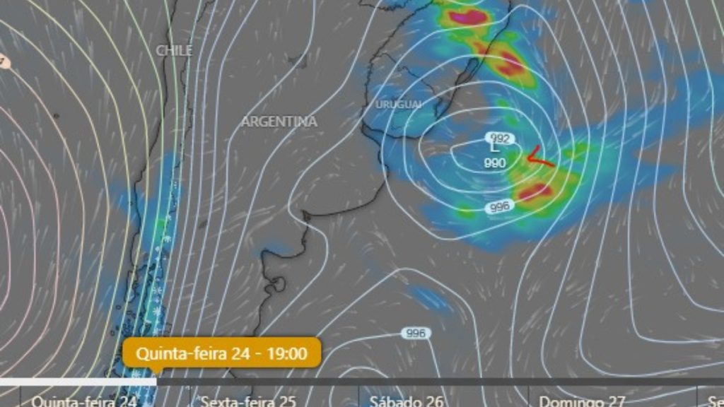 Pancadas de chuvasm granizo e rajadas de ventos podem atingir SC nesta quarta feira Visor Notícias