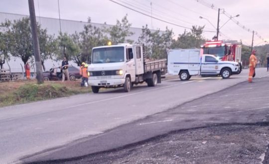trabalhador atropelado br 470 indaial Visor Notícias