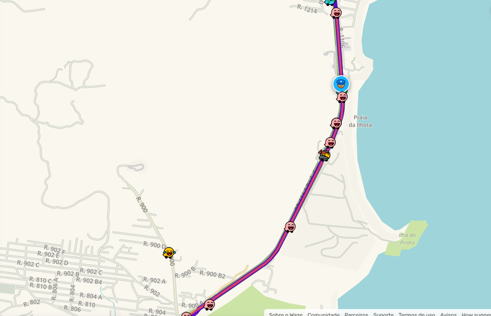 Waze BR 101 Visor Notícias