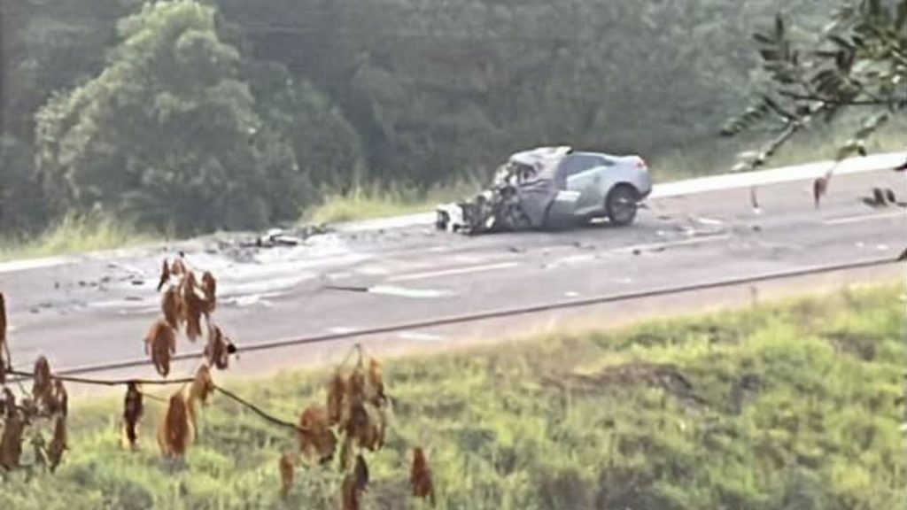 acidente na BR-282 em São José do Cerrito