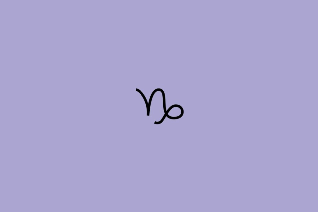 Horóscopo do dia: previsão para os 12 signos em 15/05/2025 11 Ilustração do signo de capricórnio em um fundo roxo