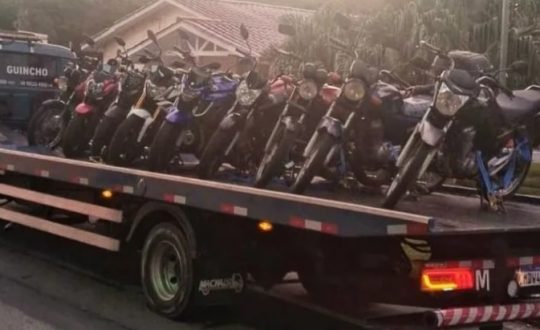 motocicletas apreendidas Visor Notícias