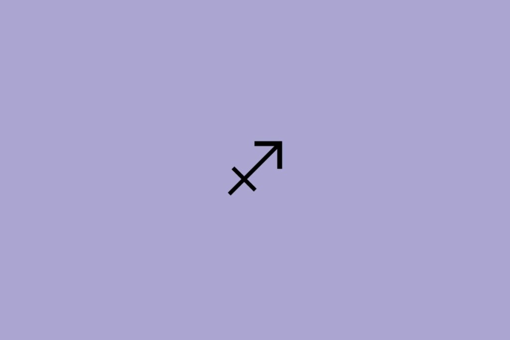 Horóscopo do dia: previsão para os 12 signos em 15/05/2025 10 Ilustração do signo de sagitário em um fundo roxo